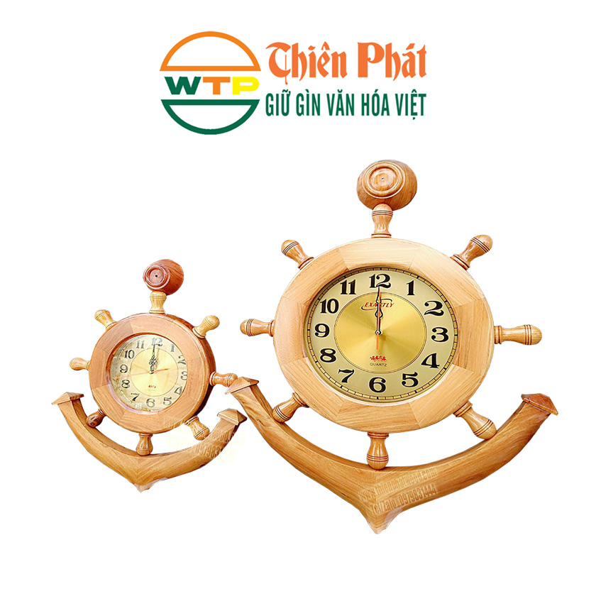 Đồng hồ xem giờ được thiết kế giống hình tay lái mỏ neo tàu