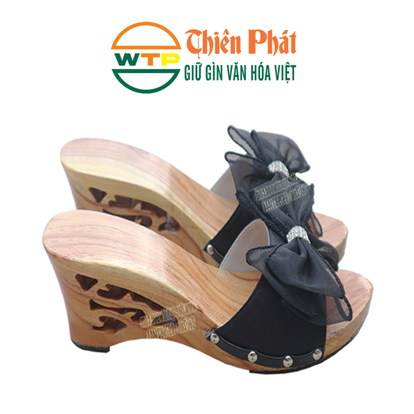 guốc gỗ lọng rỗng phần đế hoài niệm xưa