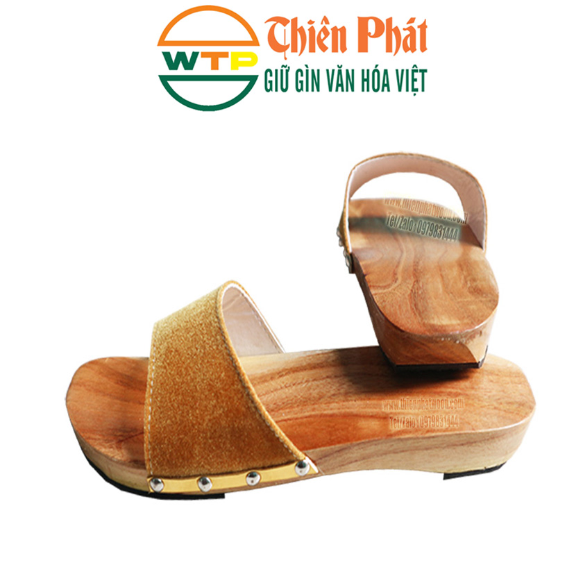 guốc gỗ Việt Nam phù hợp cả nam và nữ thích phong cách xưa