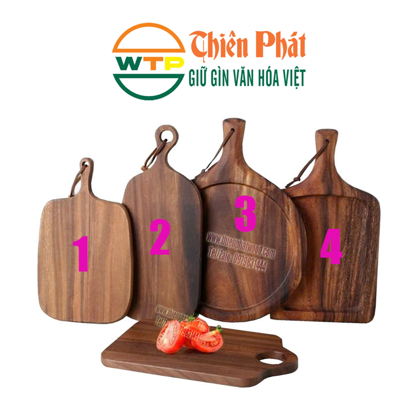 thớt gỗ Thiên Phát có nhiều kích thước khác nhau