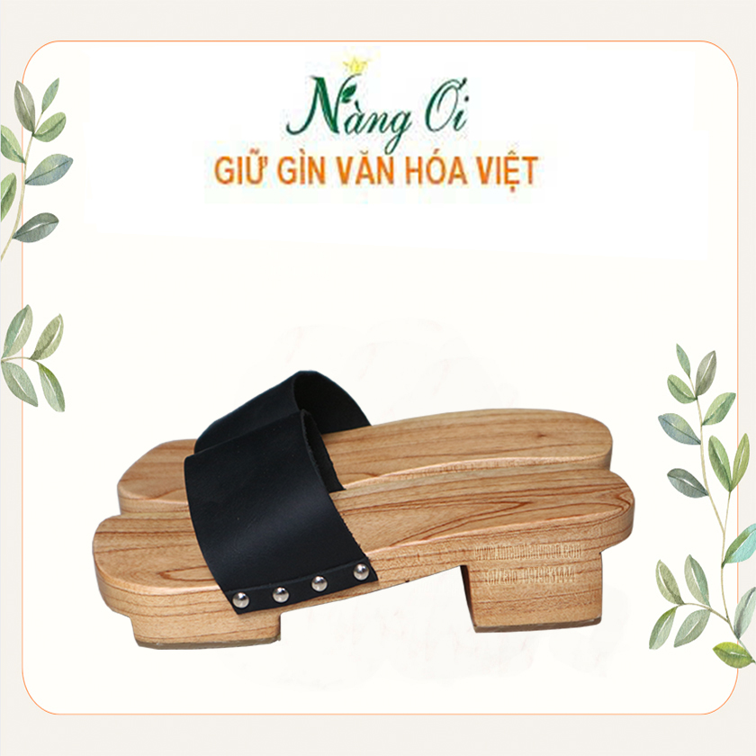 guốc gỗ nhật bản quai ngang
