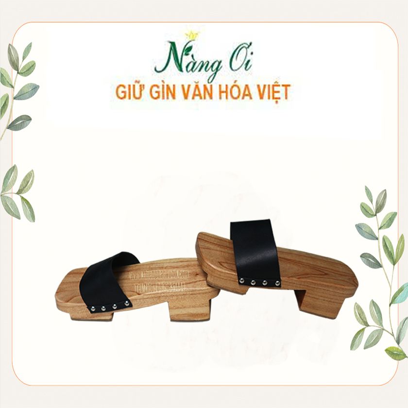 guốc mộc nam nữ